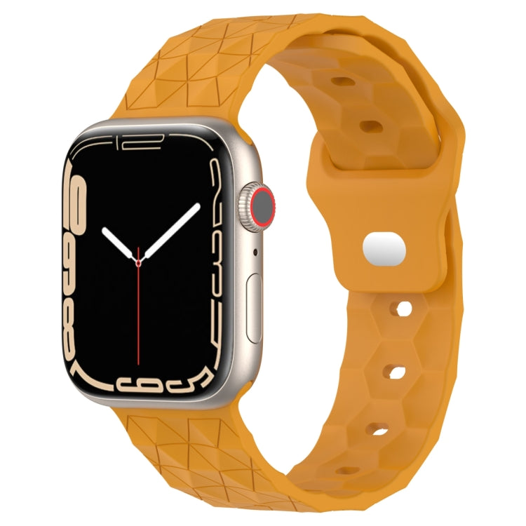 Football Texture Silicone Watch Band, For Apple Watch Ultra 2 49mm, For Apple Watch 9 45mm, For Apple Watch 9 41mm, For Apple Watch Ultra 49mm