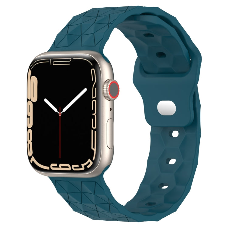 Football Texture Silicone Watch Band, For Apple Watch Ultra 2 49mm, For Apple Watch 9 45mm, For Apple Watch 9 41mm, For Apple Watch Ultra 49mm