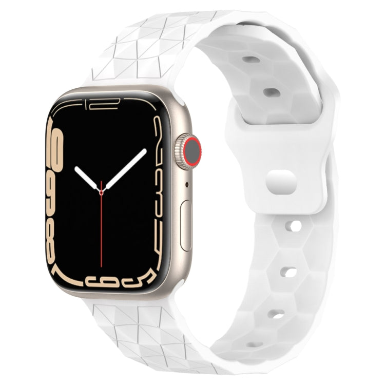 Football Texture Silicone Watch Band, For Apple Watch Ultra 2 49mm, For Apple Watch 9 45mm, For Apple Watch 9 41mm, For Apple Watch Ultra 49mm