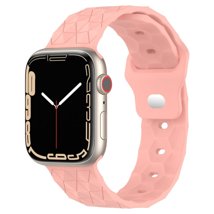 Football Texture Silicone Watch Band, For Apple Watch Ultra 2 49mm, For Apple Watch 9 45mm, For Apple Watch 9 41mm, For Apple Watch Ultra 49mm