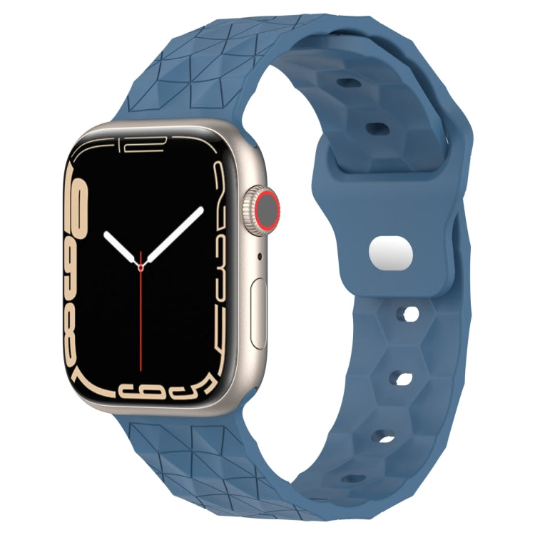 Football Texture Silicone Watch Band, For Apple Watch Ultra 2 49mm, For Apple Watch 9 45mm, For Apple Watch 9 41mm, For Apple Watch Ultra 49mm