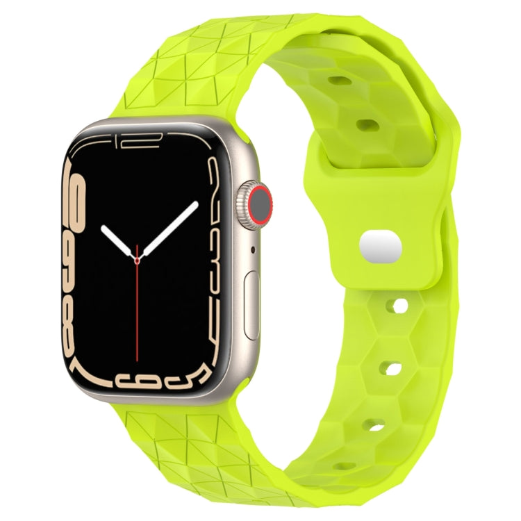 Football Texture Silicone Watch Band, For Apple Watch Ultra 2 49mm, For Apple Watch 9 45mm, For Apple Watch 9 41mm, For Apple Watch Ultra 49mm