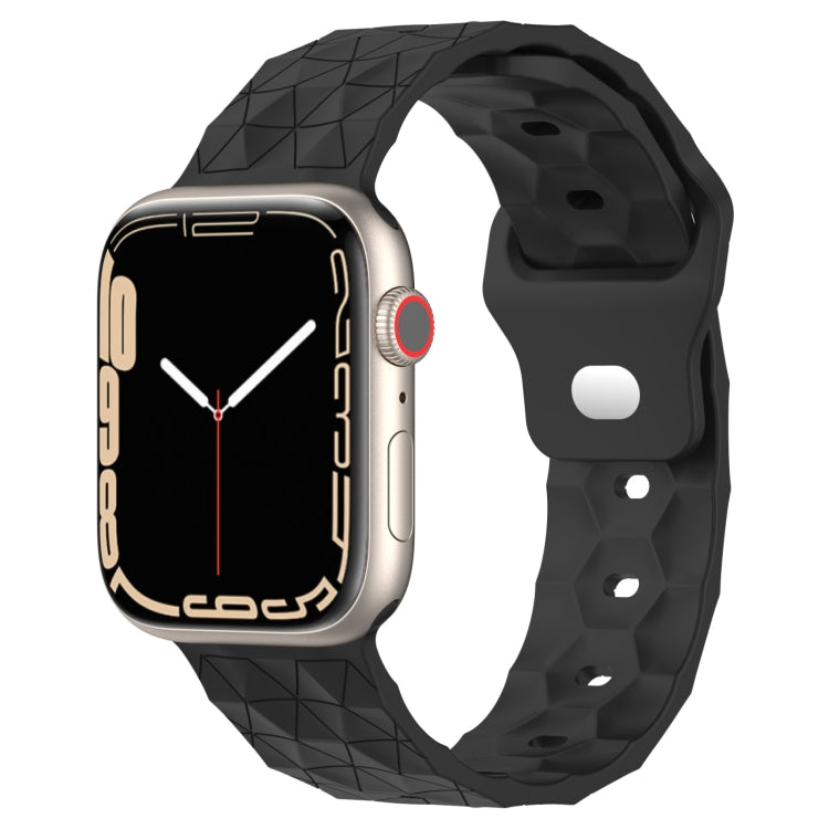Football Texture Silicone Watch Band, For Apple Watch Ultra 2 49mm, For Apple Watch 9 45mm, For Apple Watch 9 41mm, For Apple Watch Ultra 49mm