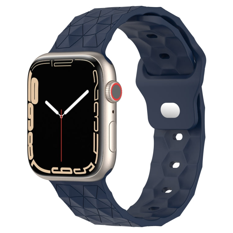 Football Texture Silicone Watch Band, For Apple Watch Ultra 2 49mm, For Apple Watch 9 45mm, For Apple Watch 9 41mm, For Apple Watch Ultra 49mm