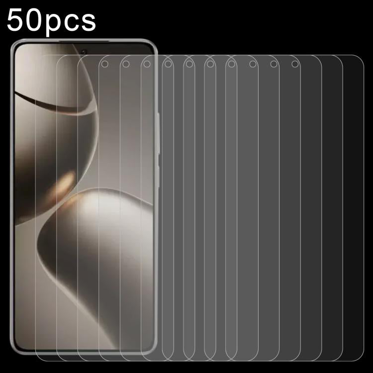 50pcs 0.26mm 9H 2.5D Tempered Glass Film