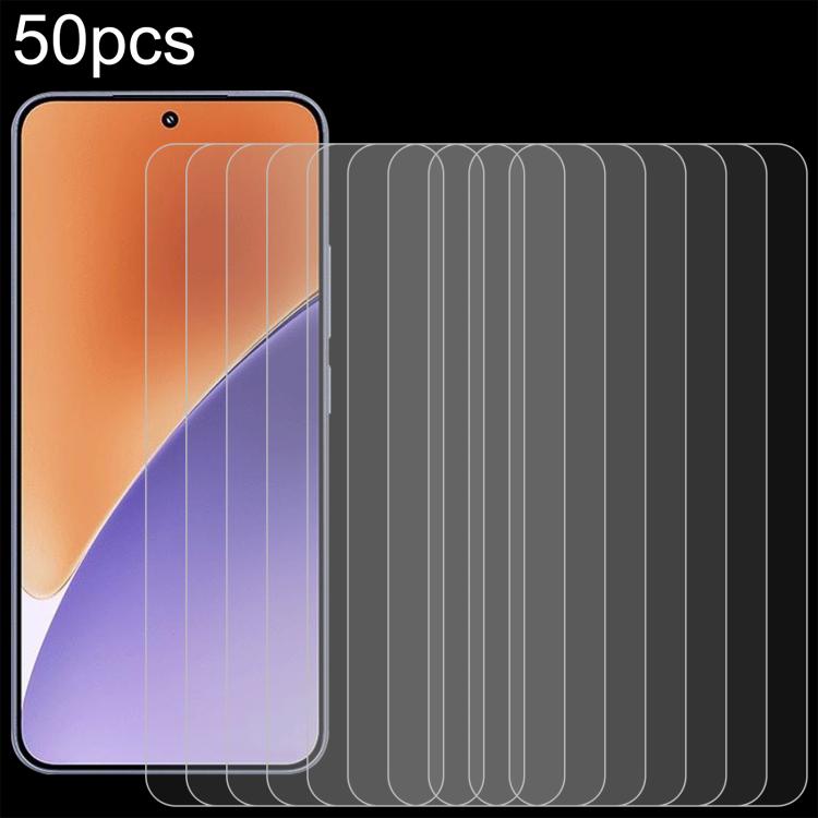 50pcs 0.26mm 9H 2.5D Tempered Glass Film, For Xiaomi Poco M8s 5G, For Xiaomi Poco C81 Pro 4G, For Redmi A7 Pro 171mm / Poco C85x 5G, For Redmi R70 5G / R70m 5G, For Xiaomi Poco C85x 5G, For Redmi Note 15 Special 5G, For Redmi 15a 5G, For Xiaomi 17T 5G ...