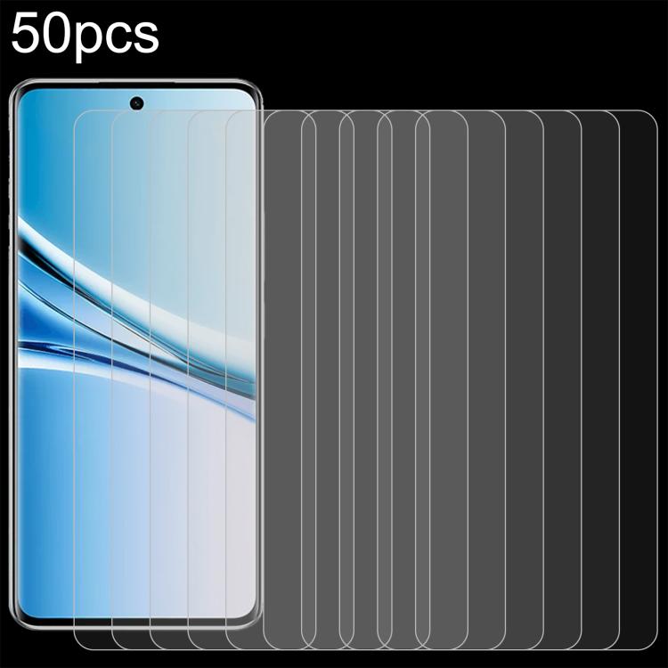 50pcs 0.26mm 9H 2.5D Tempered Glass Film