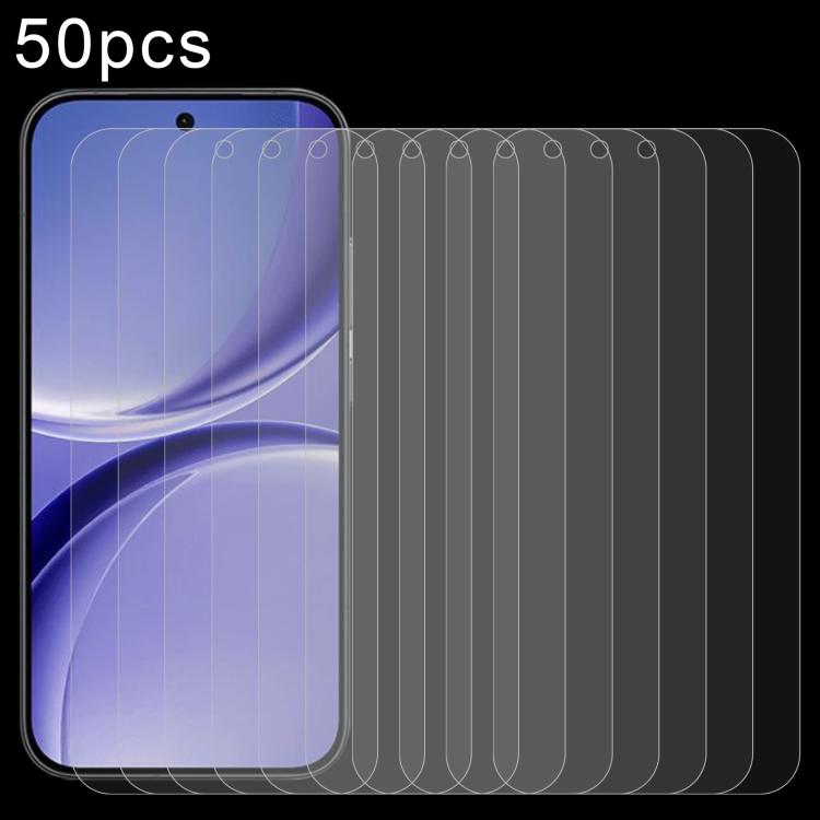 50pcs 0.26mm 9H 2.5D Tempered Glass Film, For Xiaomi Poco M8s 5G, For Xiaomi Poco C81 Pro 4G, For Redmi A7 Pro 171mm / Poco C85x 5G, For Redmi R70 5G / R70m 5G, For Xiaomi Poco C85x 5G, For Redmi Note 15 Special 5G, For Redmi 15a 5G, For Xiaomi 17T 5G ...
