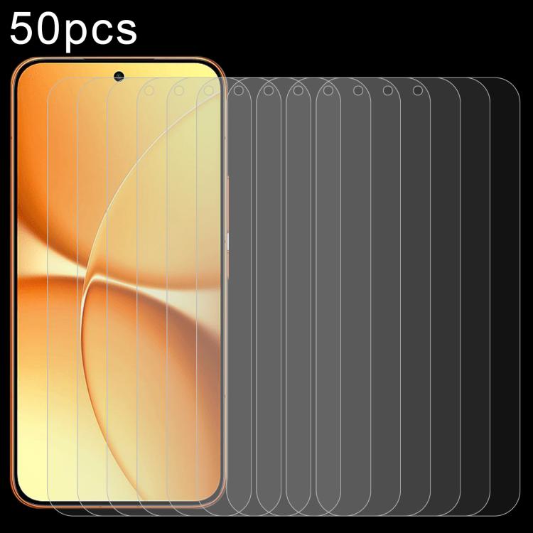 50pcs 0.26mm 9H 2.5D Tempered Glass Film, For Xiaomi Poco M8s 5G, For Xiaomi Poco C81 Pro 4G, For Redmi A7 Pro 171mm / Poco C85x 5G, For Redmi R70 5G / R70m 5G, For Xiaomi Poco C85x 5G, For Redmi Note 15 Special 5G, For Redmi 15a 5G, For Xiaomi 17T 5G ...