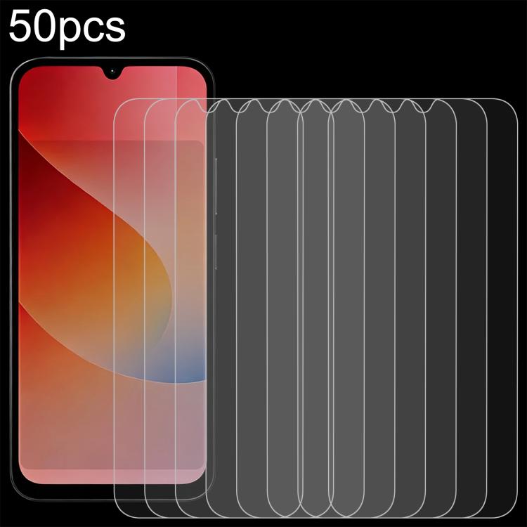 50pcs 0.26mm 9H 2.5D Tempered Glass Film, For Xiaomi C81 Pro 4G, For Redmi A7 Pro 171mm / Poco C85x 5G, For Redmi R70 5G / R70m 5G, For Xiaomi Poco C85x 5G, For Redmi Note 15 Special 5G, For Redmi 15a 5G, For Xiaomi 17T 5G, For Xiaomi Poco X8 Pro Max 5...