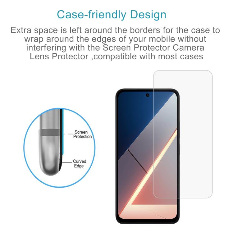 50pcs 0.26mm 9H 2.5D Tempered Glass Film, For Xiaomi Poco M8s 5G, For Xiaomi Poco C81 Pro 4G, For Redmi A7 Pro 171mm / Poco C85x 5G, For Redmi R70 5G / R70m 5G, For Xiaomi Poco C85x 5G, For Redmi Note 15 Special 5G, For Redmi 15a 5G, For Xiaomi 17T 5G ...