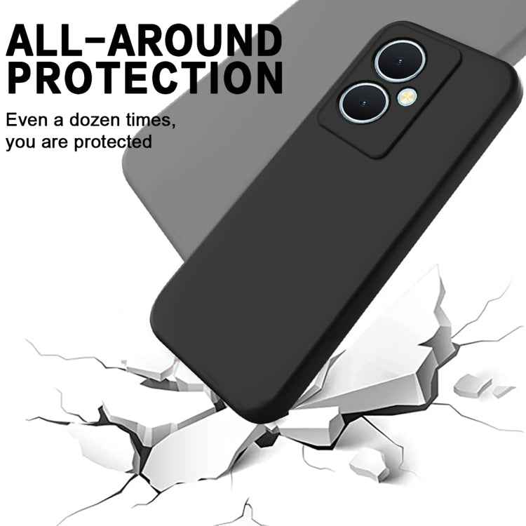 Pure Color Liquid Silicone Shockproof Phone Case, For vivo Y78+ / Y78 / V29 Lite