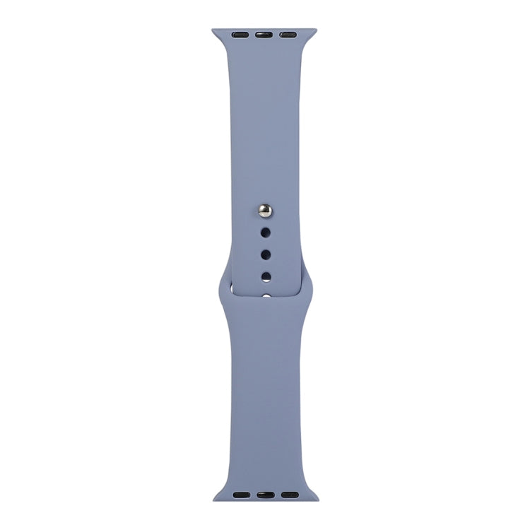 Silicone Watch Replacement Strap, Short Section (Female), For Apple Watch Series 8&7 41mm / SE 2&6&SE&5&4 40mm / 3&2&1 38mm