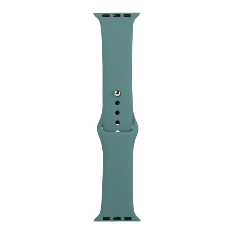 Silicone Watch Replacement Strap, Short Section (Female), For Apple Watch Series 8&7 41mm / SE 2&6&SE&5&4 40mm / 3&2&1 38mm