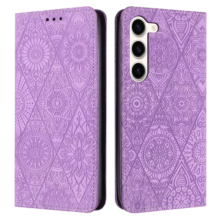 Ethnic Embossed Adsorption Leather Phone Case, For Samsung Galaxy S23 5G, For Samsung Galaxy S23 Ultra 5G, For Samsung Galaxy S22 5G, For Samsung Galaxy S22+ 5G, For Samsung Galaxy S22 Ultra 5G, For Samsung Galaxy S21 5G, For Samsung Galaxy S21+ 5G    ...