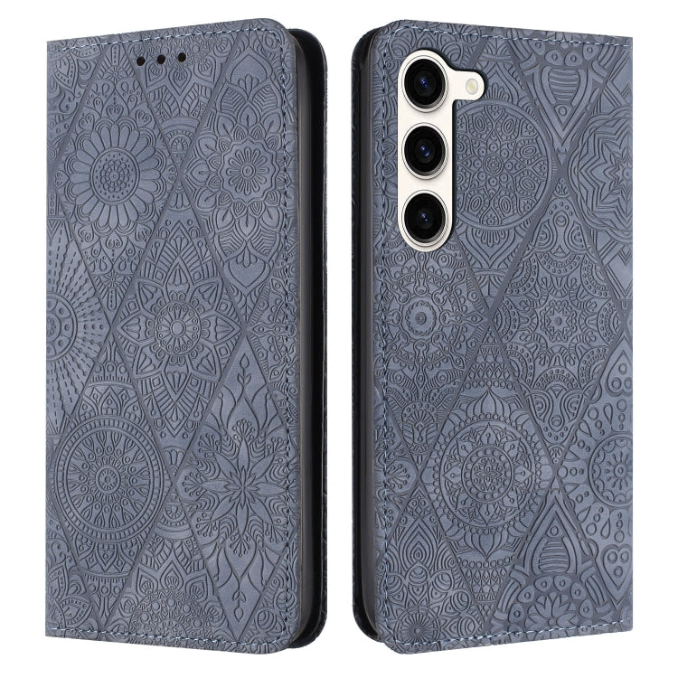 Ethnic Embossed Adsorption Leather Phone Case, For Samsung Galaxy S23 5G, For Samsung Galaxy S23 Ultra 5G, For Samsung Galaxy S22 5G, For Samsung Galaxy S22+ 5G, For Samsung Galaxy S22 Ultra 5G, For Samsung Galaxy S21 5G, For Samsung Galaxy S21+ 5G    ...