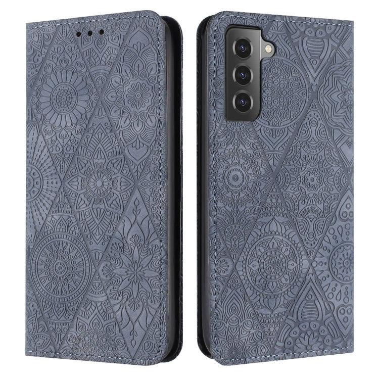 Ethnic Embossed Adsorption Leather Phone Case, For Samsung Galaxy S23 5G, For Samsung Galaxy S23 Ultra 5G, For Samsung Galaxy S22 5G, For Samsung Galaxy S22+ 5G, For Samsung Galaxy S22 Ultra 5G, For Samsung Galaxy S21 5G, For Samsung Galaxy S21+ 5G    ...