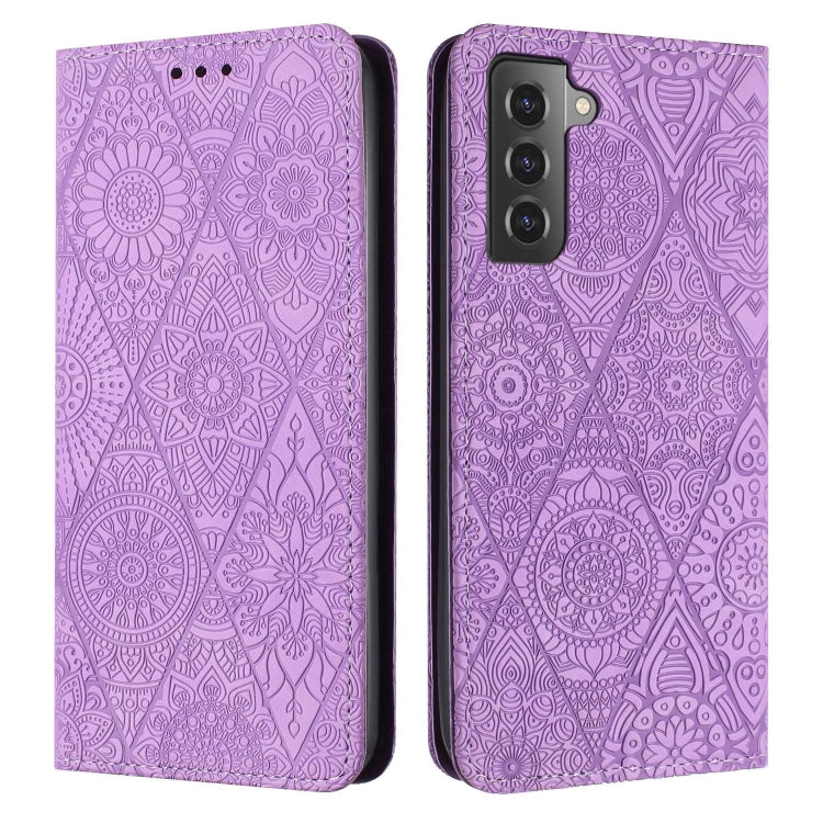 Ethnic Embossed Adsorption Leather Phone Case, For Samsung Galaxy S23 5G, For Samsung Galaxy S23 Ultra 5G, For Samsung Galaxy S22 5G, For Samsung Galaxy S22+ 5G, For Samsung Galaxy S22 Ultra 5G, For Samsung Galaxy S21 5G, For Samsung Galaxy S21+ 5G    ...