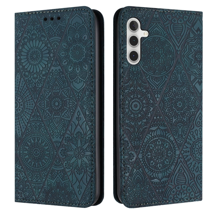 Ethnic Embossed Adsorption Leather Phone Case, For Samsung Galaxy A42 5G, For Samsung Galaxy A52 4G/5G, For Samsung Galaxy A53 5G, For Samsung Galaxy A54 5G, For Samsung Galaxy A72 4G/5G, For Samsung Galaxy A73 5G, For Samsung Galaxy S10               ...