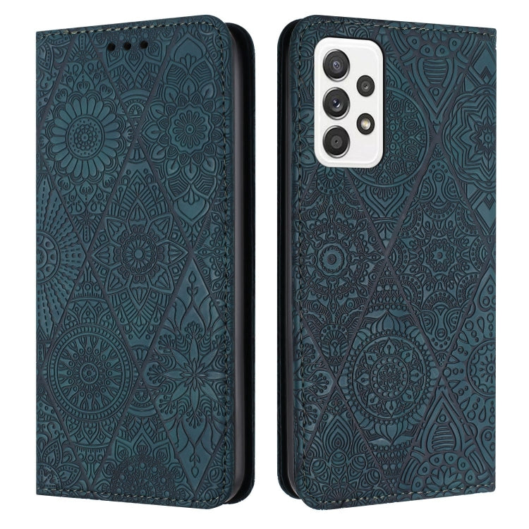 Ethnic Embossed Adsorption Leather Phone Case, For Samsung Galaxy A42 5G, For Samsung Galaxy A52 4G/5G, For Samsung Galaxy A53 5G, For Samsung Galaxy A54 5G, For Samsung Galaxy A72 4G/5G, For Samsung Galaxy A73 5G, For Samsung Galaxy S10               ...