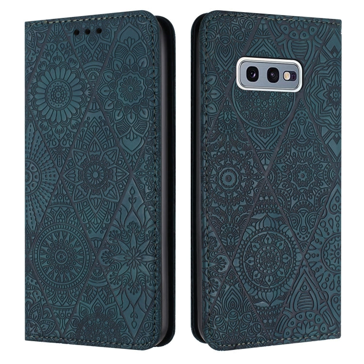 Ethnic Embossed Adsorption Leather Phone Case, For Samsung Galaxy A42 5G, For Samsung Galaxy A52 4G/5G, For Samsung Galaxy A53 5G, For Samsung Galaxy A54 5G, For Samsung Galaxy A72 4G/5G, For Samsung Galaxy A73 5G, For Samsung Galaxy S10               ...
