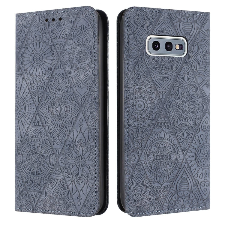 Ethnic Embossed Adsorption Leather Phone Case, For Samsung Galaxy A42 5G, For Samsung Galaxy A52 4G/5G, For Samsung Galaxy A53 5G, For Samsung Galaxy A54 5G, For Samsung Galaxy A72 4G/5G, For Samsung Galaxy A73 5G, For Samsung Galaxy S10               ...