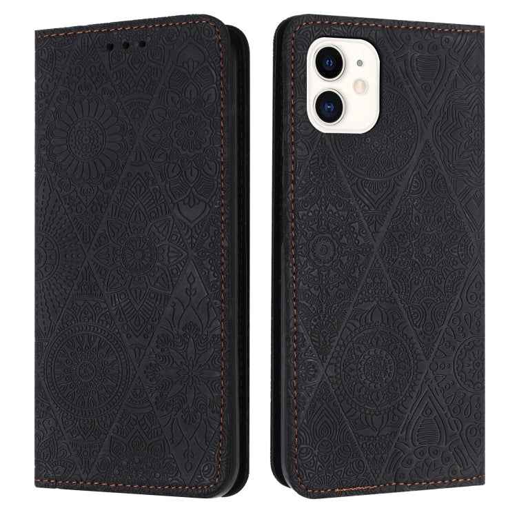 Ethnic Embossed Adsorption Leather Phone Case