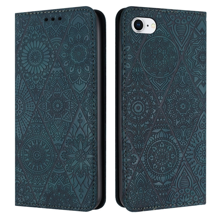 Ethnic Embossed Adsorption Leather Phone Case