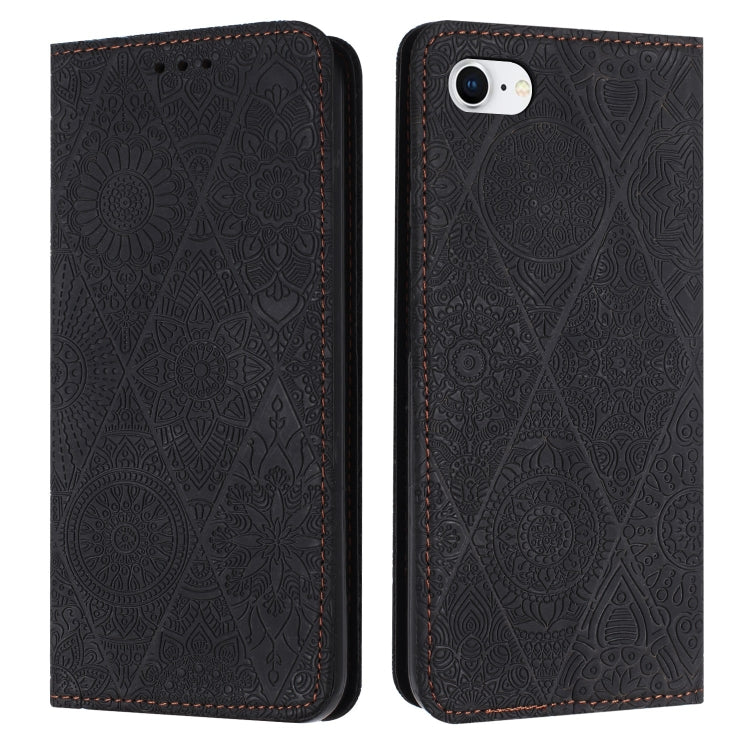 Ethnic Embossed Adsorption Leather Phone Case