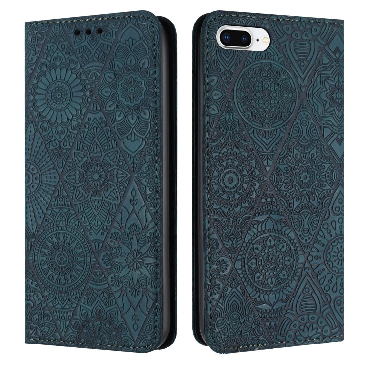 Ethnic Embossed Adsorption Leather Phone Case