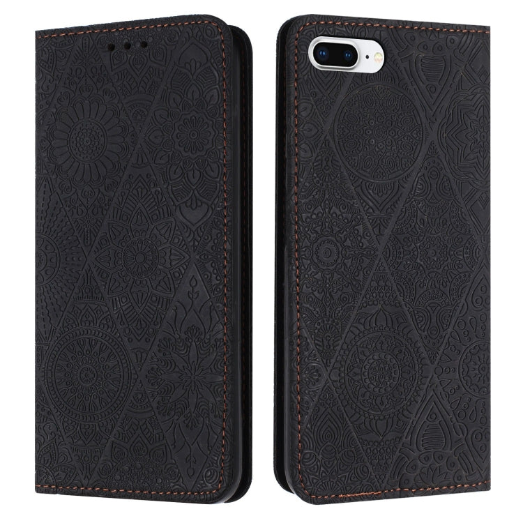 Ethnic Embossed Adsorption Leather Phone Case