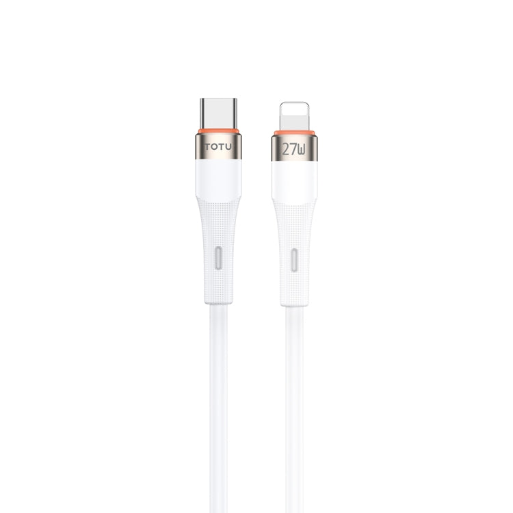 TOTU CB-2 Series USB-C / Type-C to 8 Pin Aluminum Alloy Skin Feel Charging Data Cable, 1m