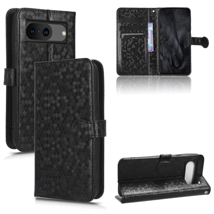 Honeycomb Dot Texture Leather Phone Case, For Google Pixel 8 Pro, For Google Pixel 8