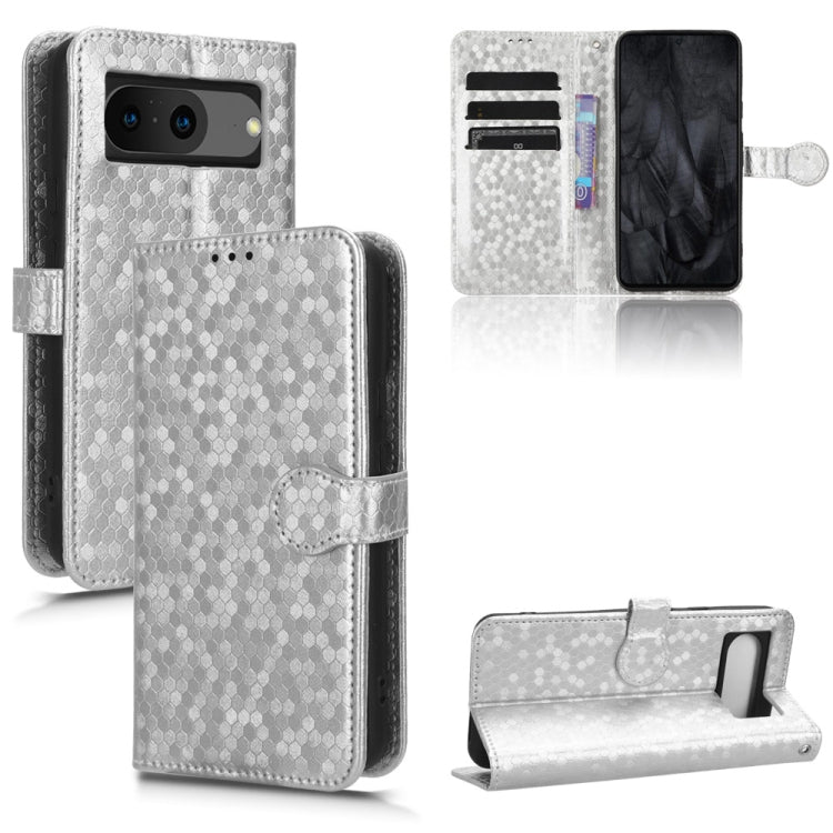 Honeycomb Dot Texture Leather Phone Case, For Google Pixel 8 Pro, For Google Pixel 8