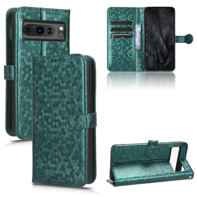 Honeycomb Dot Texture Leather Phone Case, For Google Pixel 8 Pro, For Google Pixel 8