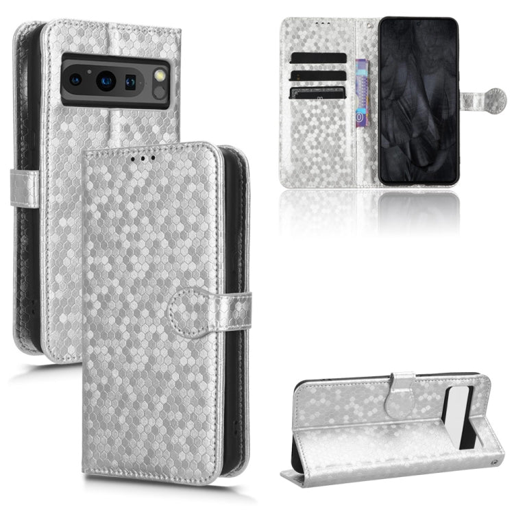 Honeycomb Dot Texture Leather Phone Case, For Google Pixel 8 Pro, For Google Pixel 8
