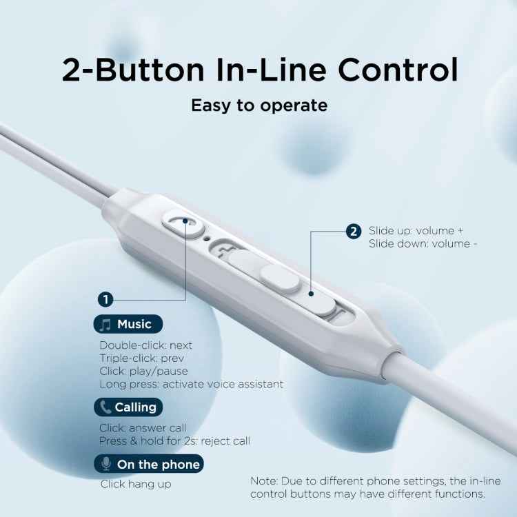 JOYROOM JR-EC06 Type-C Metal In-Ear Wired Earphone, Length: 1.2m, JR-EC06