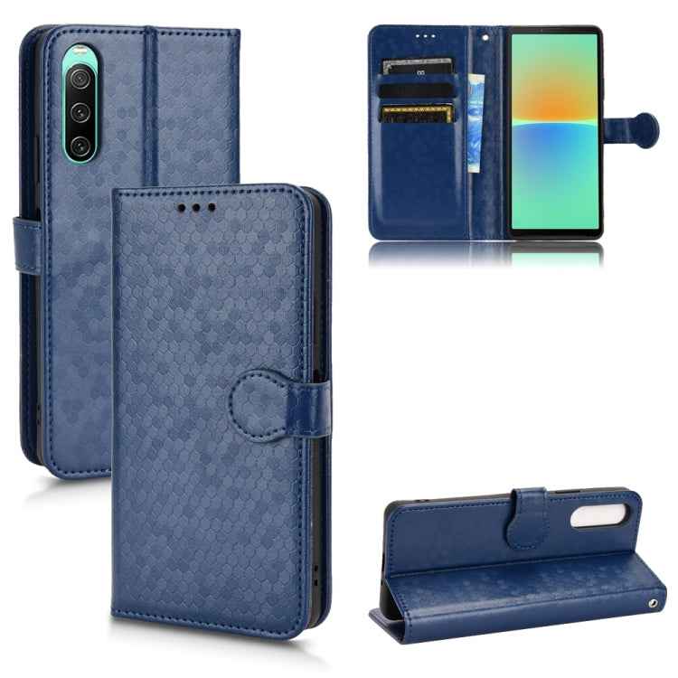 Honeycomb Dot Texture Leather Phone Case, For Sony Xperia 10 VII, For Sony Xperia 1 VII, For Sony Xperia 10 VI, For Sony Xperia 1 VI, For Sony Xperia 1 V, For Sony Xperia 10 V