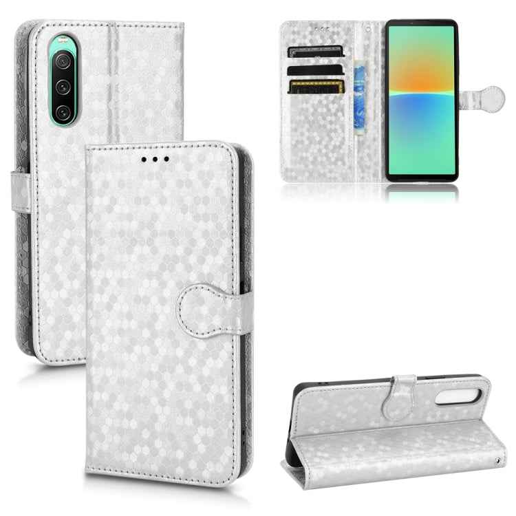 Honeycomb Dot Texture Leather Phone Case, For Sony Xperia 10 VII, For Sony Xperia 1 VII, For Sony Xperia 10 VI, For Sony Xperia 1 VI, For Sony Xperia 1 V, For Sony Xperia 10 V