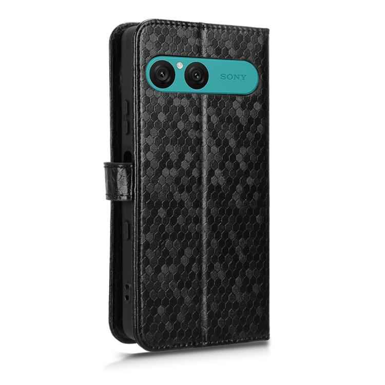 Honeycomb Dot Texture Leather Phone Case, For Sony Xperia 10 VII, For Sony Xperia 1 VII, For Sony Xperia 10 VI, For Sony Xperia 1 VI, For Sony Xperia 1 V, For Sony Xperia 10 V