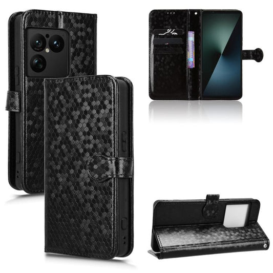 Honeycomb Dot Texture Leather Phone Case, For Sony Xperia 1 VIII, For Sony Xperia 10 VII, For Sony Xperia 1 VII, For Sony Xperia 10 VI, For Sony Xperia 1 VI, For Sony Xperia 1 V, For Sony Xperia 10 V