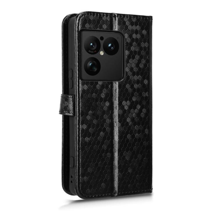 Honeycomb Dot Texture Leather Phone Case, For Sony Xperia 1 VIII, For Sony Xperia 10 VII, For Sony Xperia 1 VII, For Sony Xperia 10 VI, For Sony Xperia 1 VI, For Sony Xperia 1 V, For Sony Xperia 10 V
