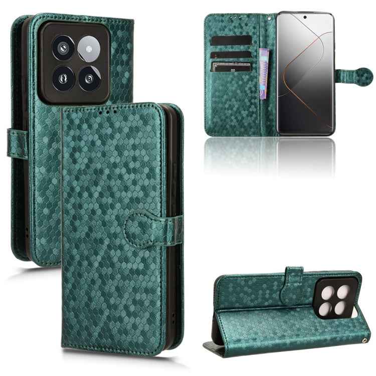 Honeycomb Dot Texture Leather Phone Case, For Xiaomi Redmi 13C / Poco C65, For Xiaomi 14 Pro, For Xiaomi Redmi Note 13 Pro+ 5G, For Xiaomi Redmi K70 5G / K70 Pro 5G, For Xiaomi Redmi Note 12S 4G, For Xiaomi 13 Ultra