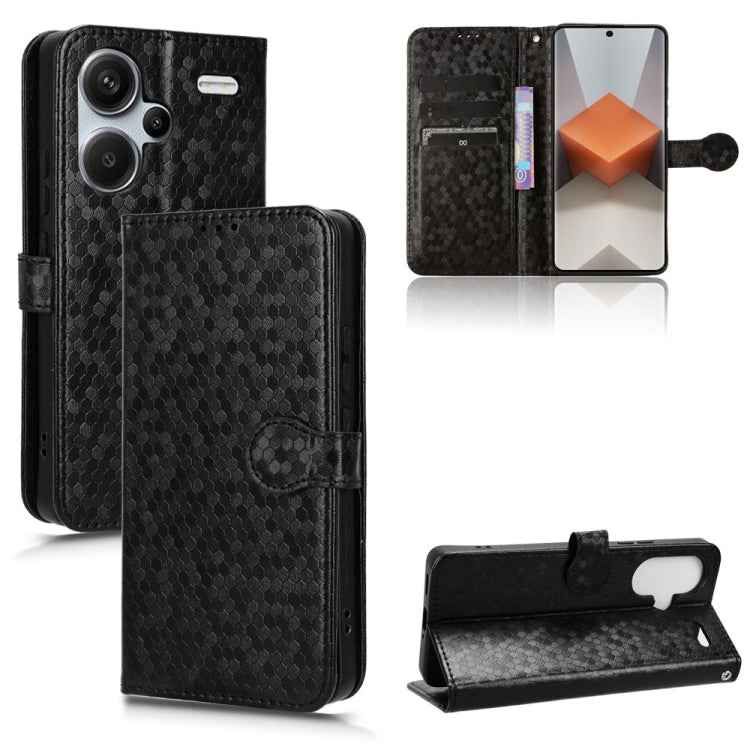 Honeycomb Dot Texture Leather Phone Case, For Xiaomi Redmi 13C / Poco C65, For Xiaomi 14 Pro, For Xiaomi Redmi Note 13 Pro+ 5G, For Xiaomi Redmi K70 5G / K70 Pro 5G, For Xiaomi Redmi Note 12S 4G, For Xiaomi 13 Ultra