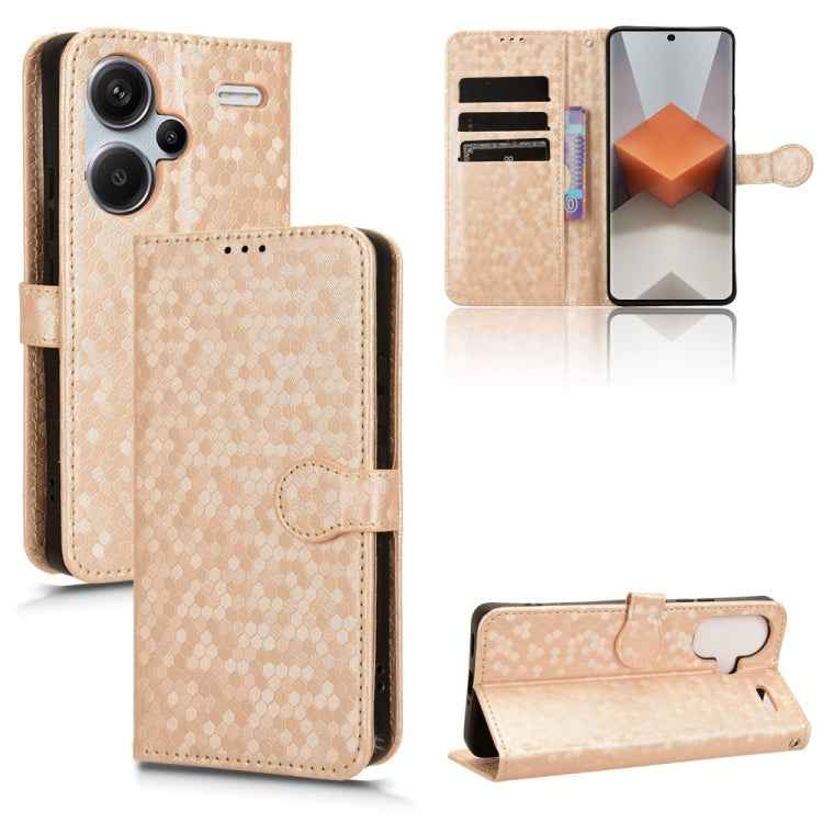 Honeycomb Dot Texture Leather Phone Case, For Xiaomi Redmi 13C / Poco C65, For Xiaomi 14 Pro, For Xiaomi Redmi Note 13 Pro+ 5G, For Xiaomi Redmi K70 5G / K70 Pro 5G, For Xiaomi Redmi Note 12S 4G, For Xiaomi 13 Ultra