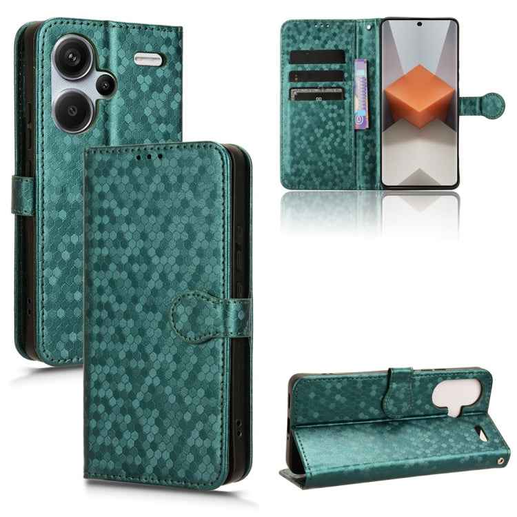 Honeycomb Dot Texture Leather Phone Case, For Xiaomi Redmi 13C / Poco C65, For Xiaomi 14 Pro, For Xiaomi Redmi Note 13 Pro+ 5G, For Xiaomi Redmi K70 5G / K70 Pro 5G, For Xiaomi Redmi Note 12S 4G, For Xiaomi 13 Ultra