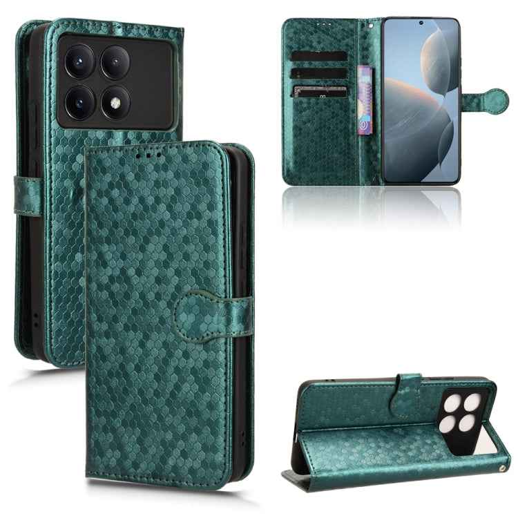 Honeycomb Dot Texture Leather Phone Case, For Xiaomi Poco F6 /Redmi Turbo 3, For Xiaomi Civi 4 Pro, For Xiaomi Poco M6 Pro 4G, For Xiaomi Redmi A3, For Xiaomi Redmi Note 13 Pro 4G Global, For Xiaomi Redmi Note 13 4G, For Xiaomi Redmi 13C 5G / 4G�������...
