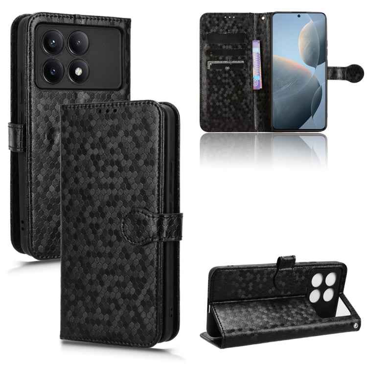 Honeycomb Dot Texture Leather Phone Case, For Xiaomi Redmi 13C / Poco C65, For Xiaomi 14 Pro, For Xiaomi Redmi Note 13 Pro+ 5G, For Xiaomi Redmi K70 5G / K70 Pro 5G, For Xiaomi Redmi Note 12S 4G, For Xiaomi 13 Ultra