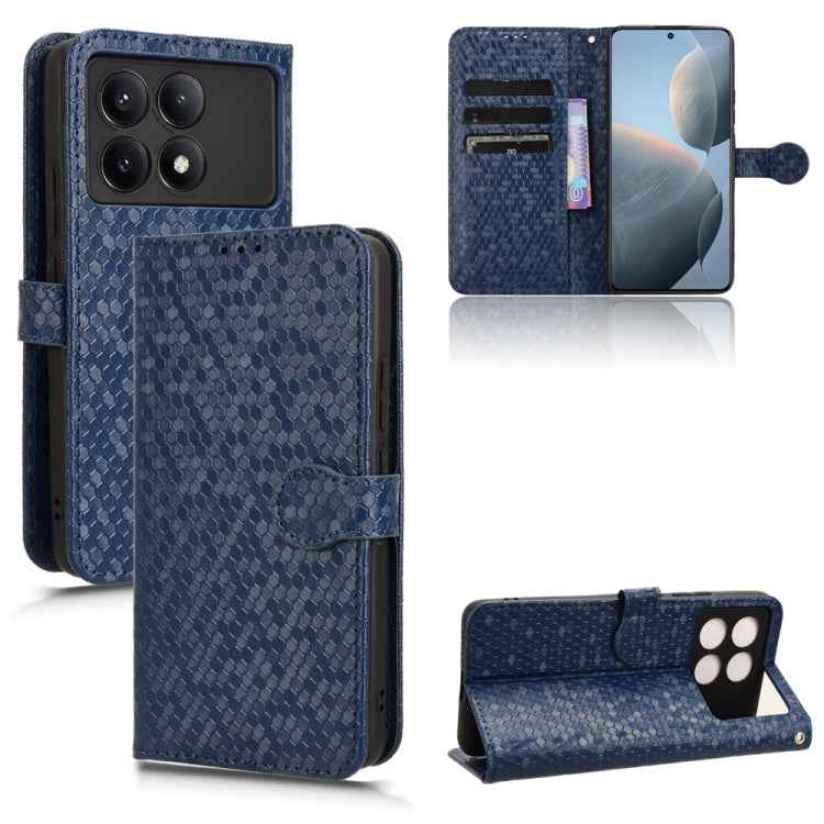 Honeycomb Dot Texture Leather Phone Case, For Xiaomi Redmi 13C / Poco C65, For Xiaomi 14 Pro, For Xiaomi Redmi Note 13 Pro+ 5G, For Xiaomi Redmi K70 5G / K70 Pro 5G, For Xiaomi Redmi Note 12S 4G, For Xiaomi 13 Ultra