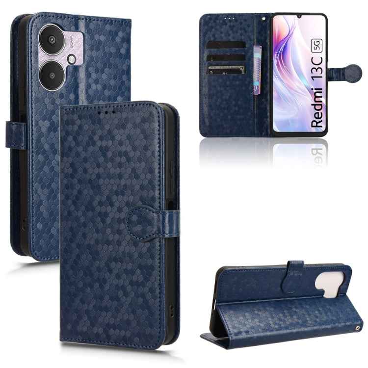 Honeycomb Dot Texture Leather Phone Case, For Xiaomi Poco F6 /Redmi Turbo 3, For Xiaomi Civi 4 Pro, For Xiaomi Poco M6 Pro 4G, For Xiaomi Redmi A3, For Xiaomi Redmi Note 13 Pro 4G Global, For Xiaomi Redmi Note 13 4G, For Xiaomi Redmi 13C 5G / 4G�������...